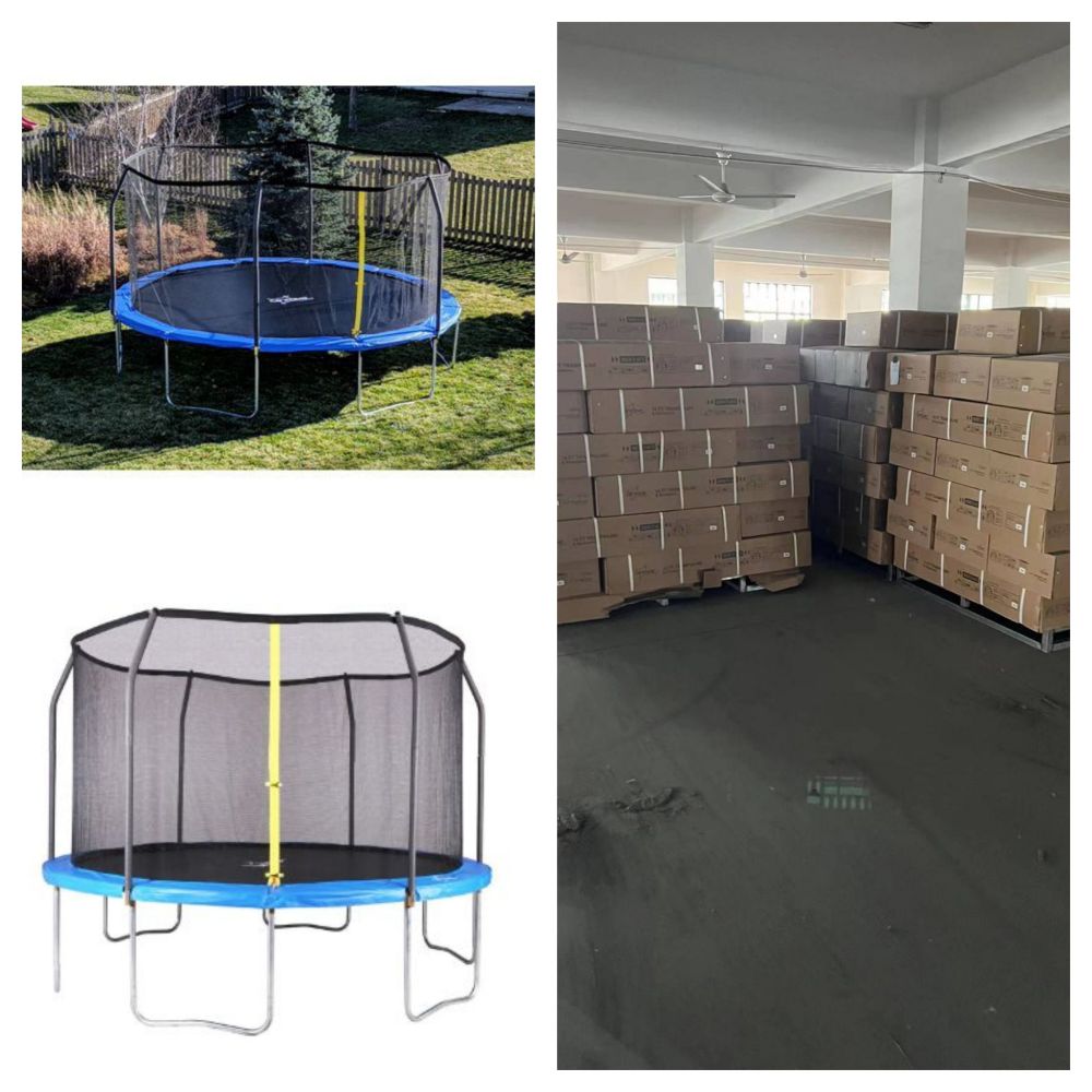 Brand New & Boxed 12 & 14 Foot High Quality Trampolines with Enclosures - Trade & Single Lots - Delivery Available!