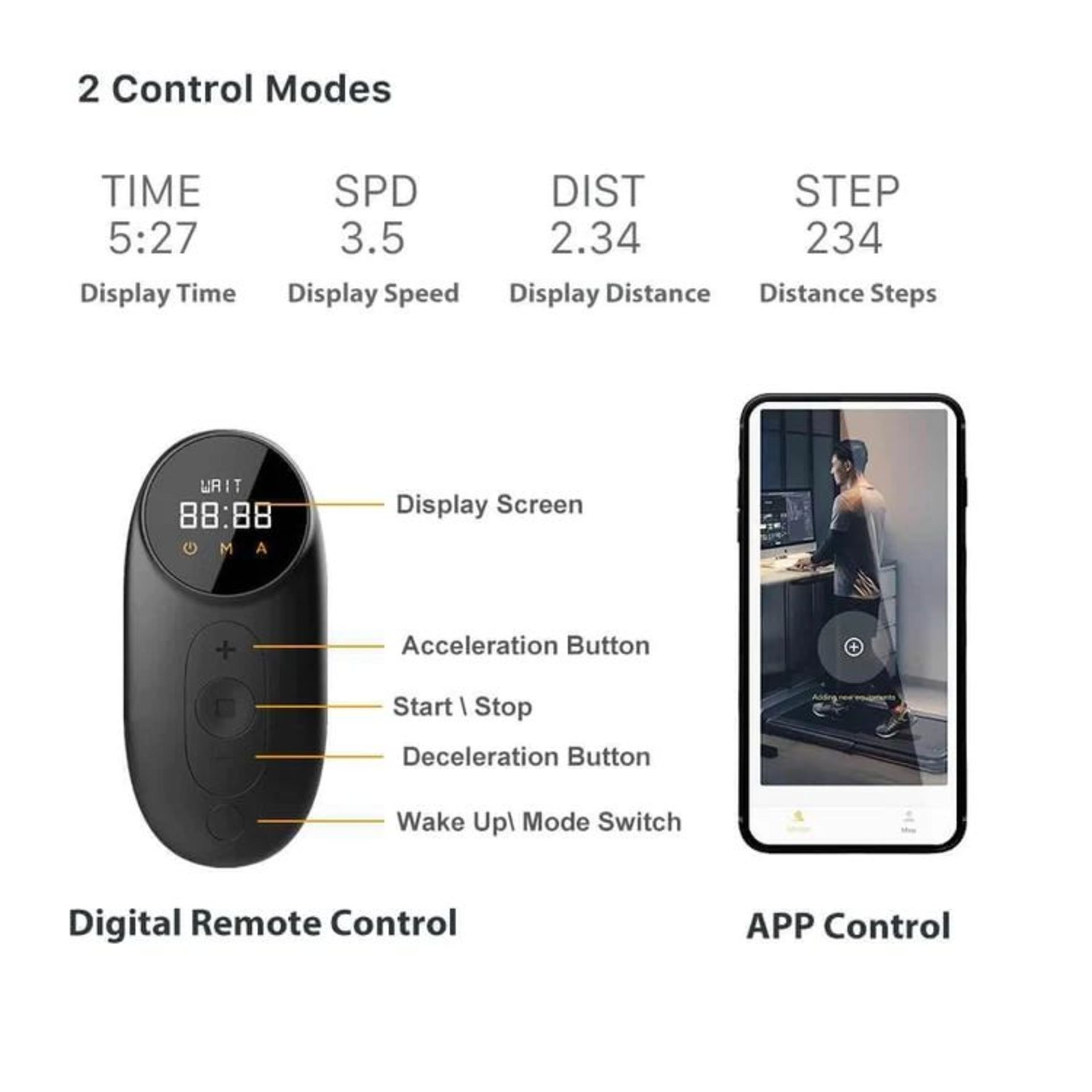 WalkingPad P1 Folding Walking Treadmill 3.72MPH. RRP £449. Product Name : Kingsmith WalkingPad P1 - Image 2 of 9