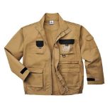 12 X BRAND NEW PORTWEST EPIC KHAKI CONTRAST PROFESSIONAL WORK JACKETS SIZE SMALL R16-1