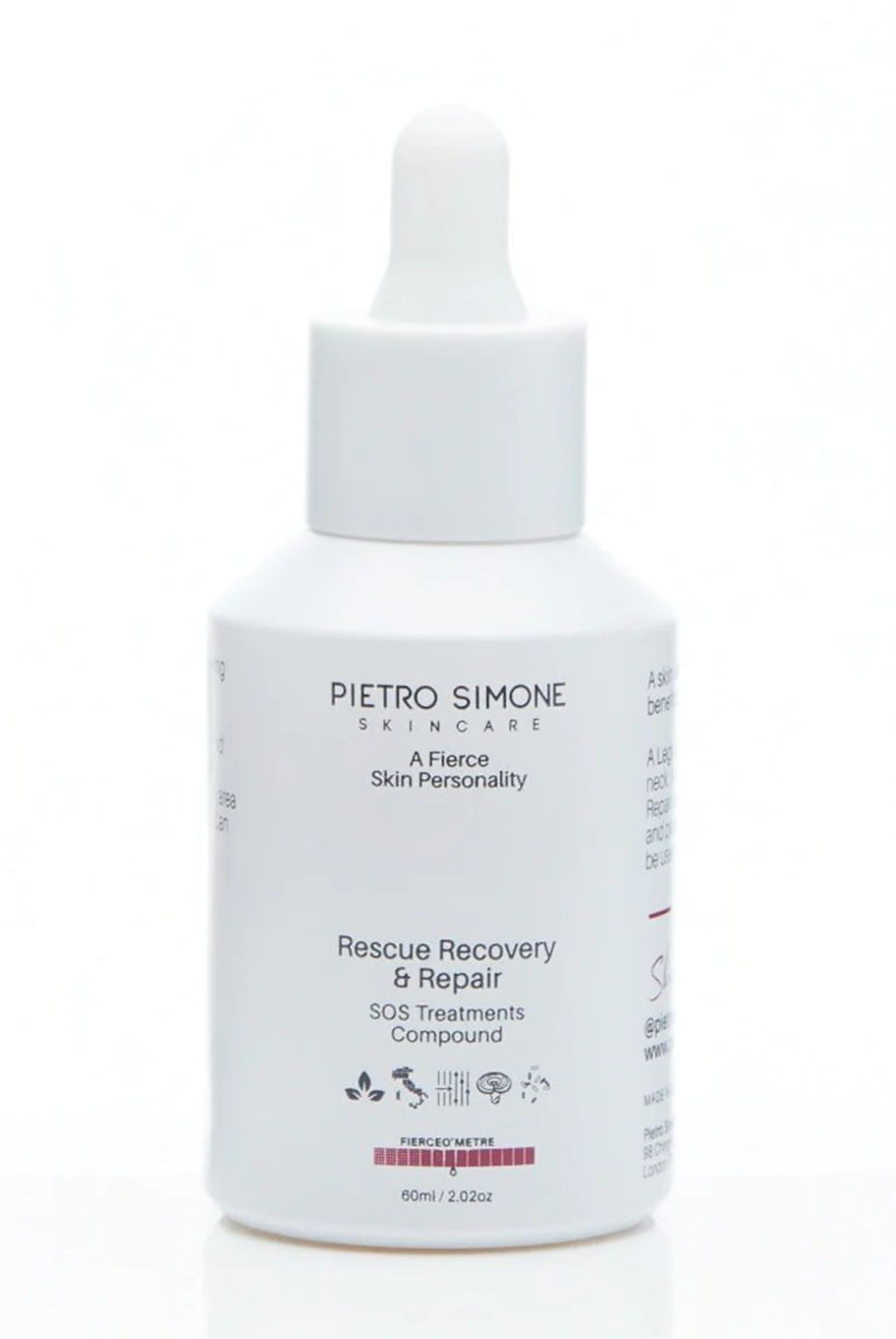 2x BRAND NEW PIETRO SIMONE The Fierce Collection Rescue Recovery & Repair 60ml. RRP £65 EACH. (OFC).