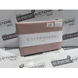 24 X BRAND NEW COPENHAGEN LUXURY BLUSH PAIRS OF PILLOWCASES 74 X 48CM R19