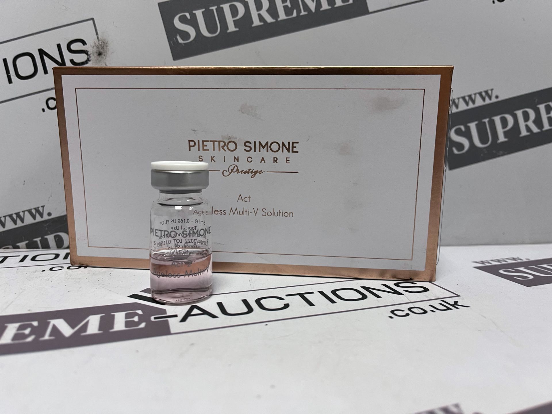 10x BRAND NEW PIETRO SIMONE PRESTIGE ACT SET OF 5 0.16FL OZ AGELESS MULTI-V SOLUTION (OFC)