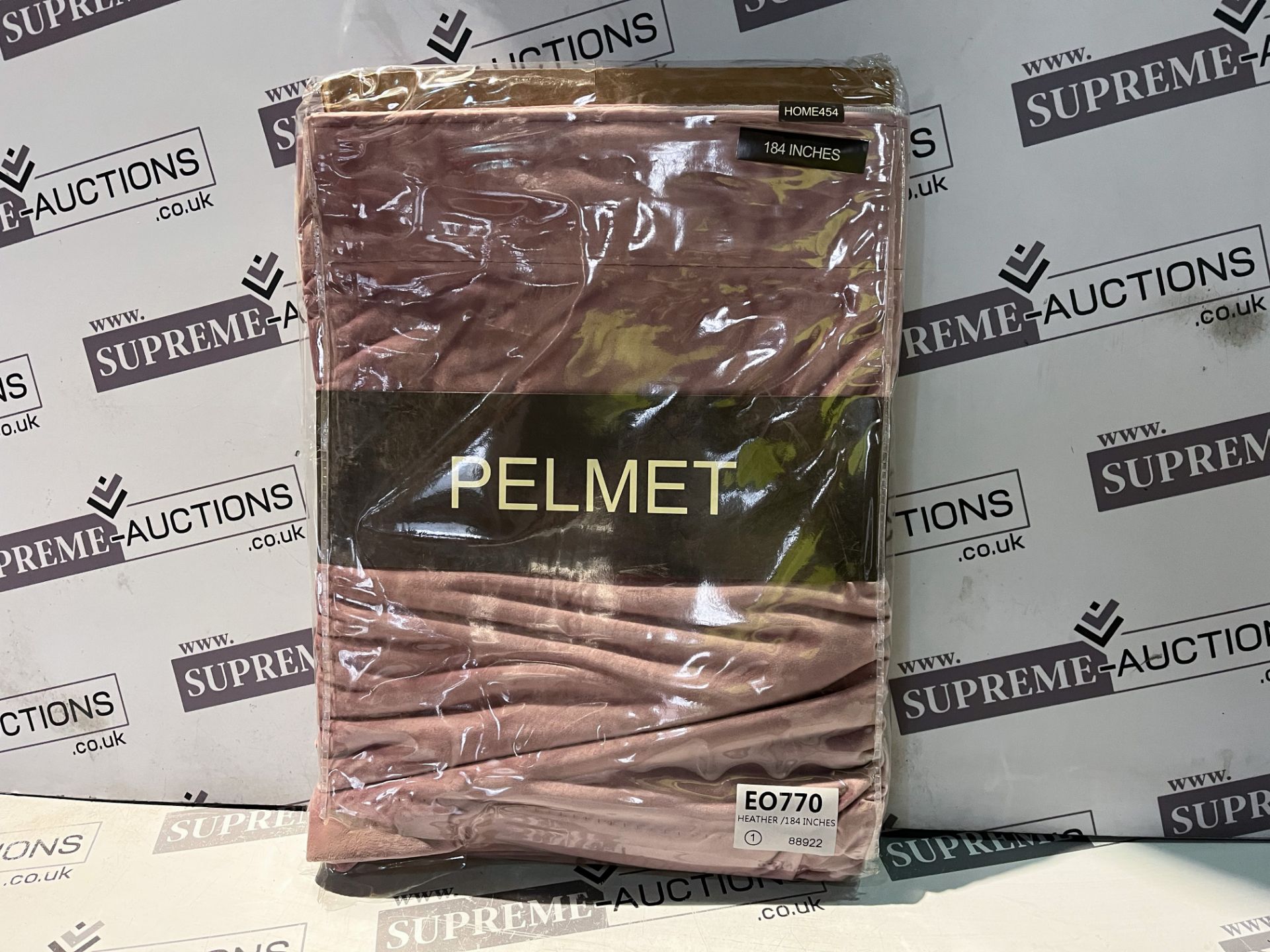 50 X BRAND NEW LUXURY PELMETS (COLOURS AND SIZES MAY VARY) R16-9