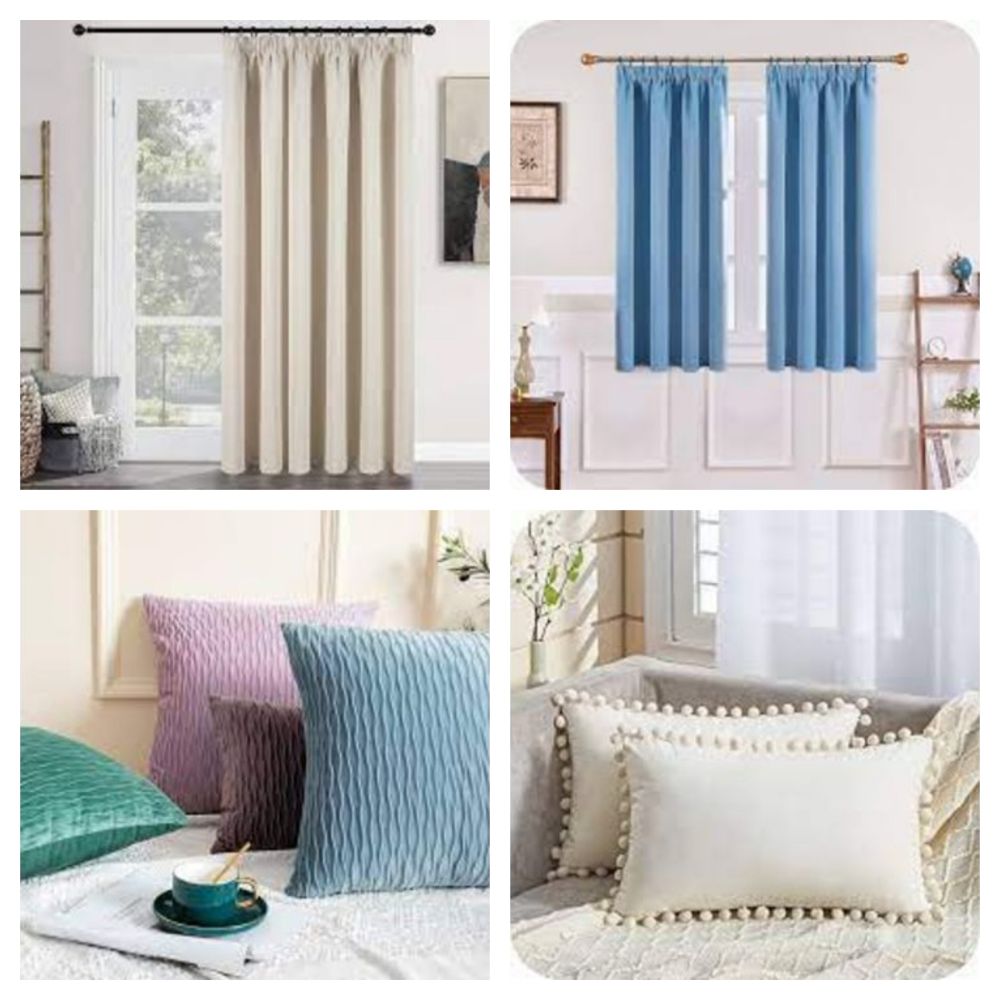 Liquidaiton of Luxury Curtains & Cushion Covers in Various Sizes, Styles & Colours - Delivery Available!