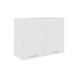 vidaXL Hanging Cabinet White 80x31x60 cm Engineered Wood. - (R51). This hanging cabinet, with its