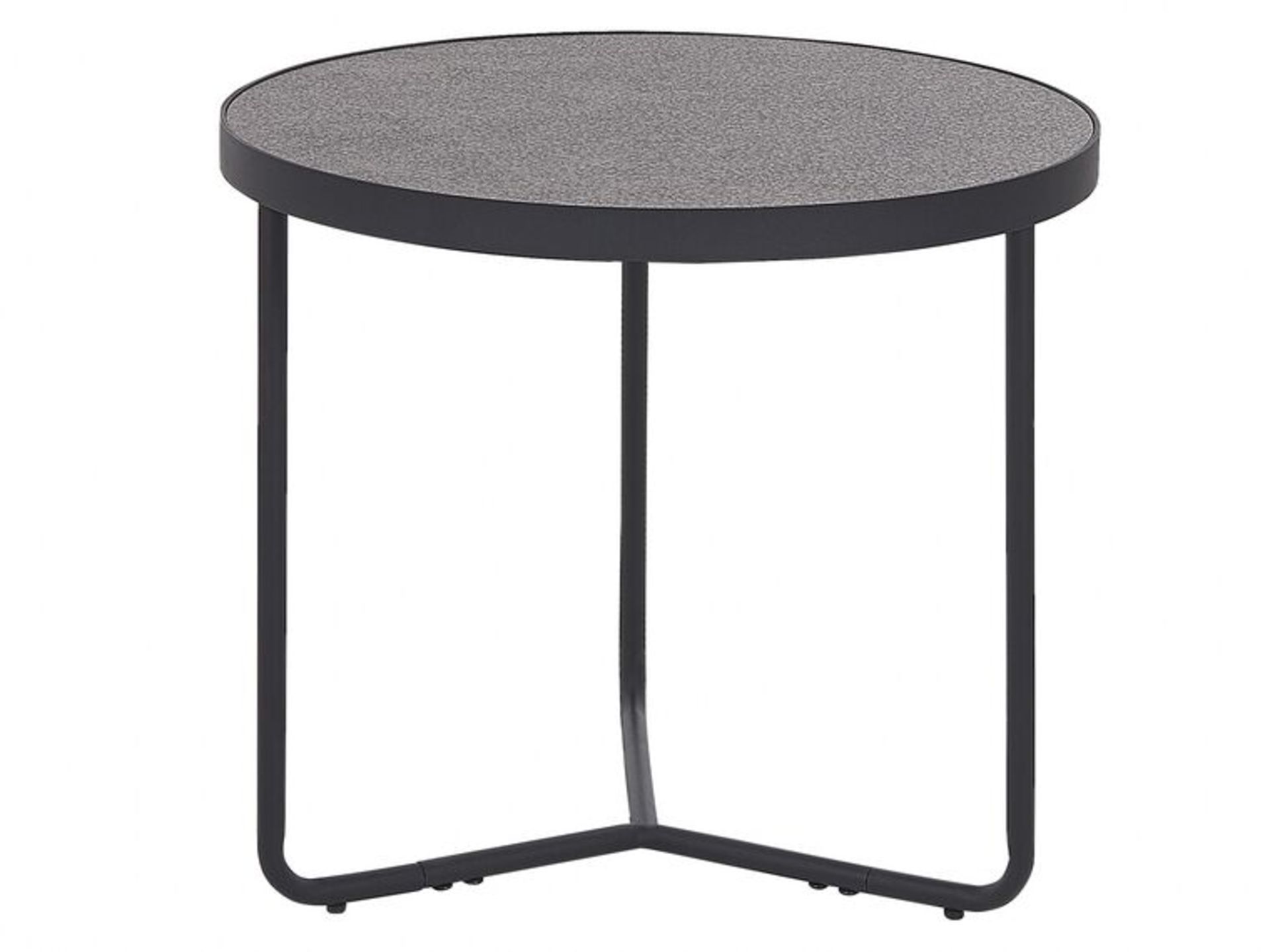 Melody Coffee Table Concrete Effect with Black. - SR6U. RRP £129.99. Add some character and create