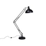 Parana Swing Arm Floor Lamp Black. - SR6U. This floor lamp in a modern style is suitable for a