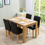 4-Seater Dining Table - Chairs NOT included (R26E) RRP £265.99 - Flat packed. Home assembly