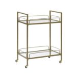 Veneta Kitchen Trolley Gold. - SR6U. When you're in need of an easy to move, multifunctional yet