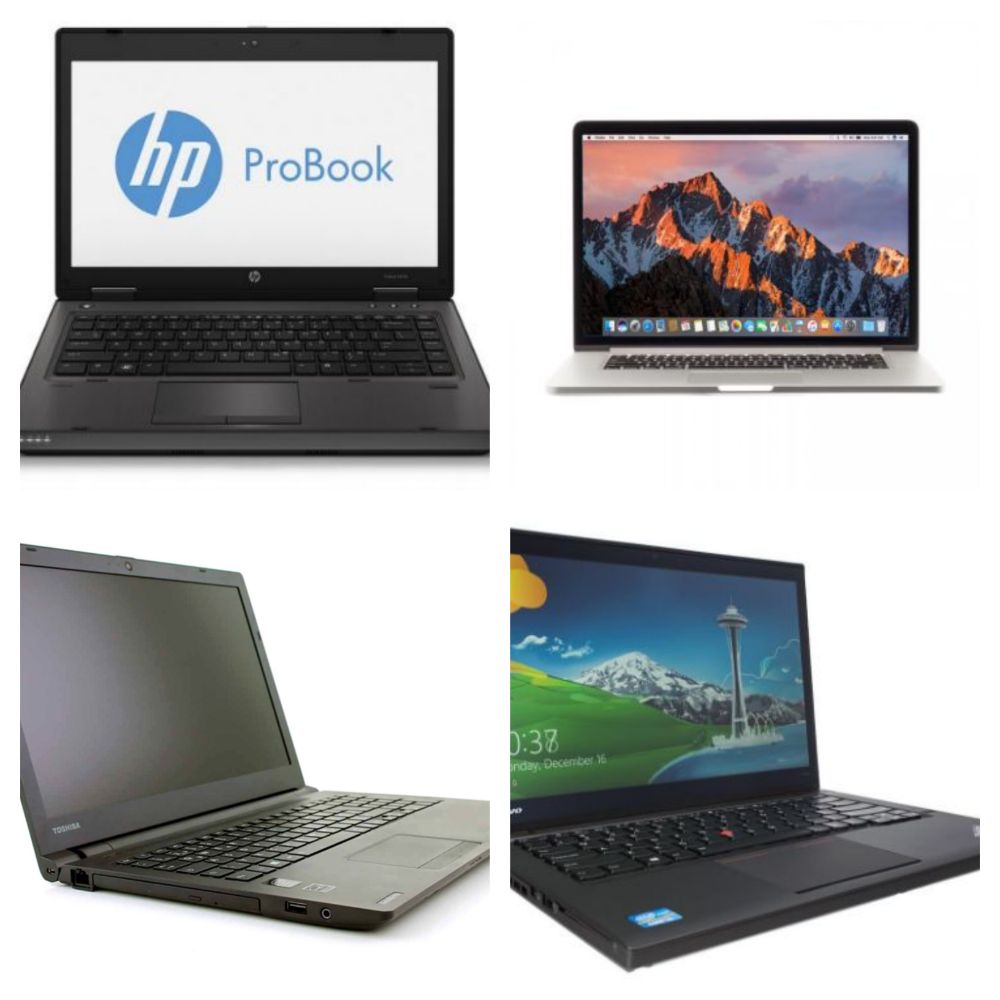 Liquidation of 125 Laptops, Think Pads, Probooks Etc - Sold As One Lot - Apple, Toshiba, Dell, HP, Asus, Lenovo & More - Delivery Available!