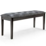 Upholstered PU Dining Bench with Padded Seat for Hallway Bedroom - RRP £73.99 (LOCATION - H/S R 4.