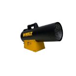 Trade Lot 5 x Brand New DEWALT DXH60 G-Type Forced Air Propane Heater, DEWALT DXPH060E 17.5 kw