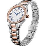 2x BRAND NEW ROTARY Womens Analogue Classic Quartz Watch with Stainless Steel/Rose Gold Strap