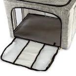 TRADE LOT 25 X BRAND NEW Handy Solutions 66L Foldable Storage Box RRP £40 EACH R10.4