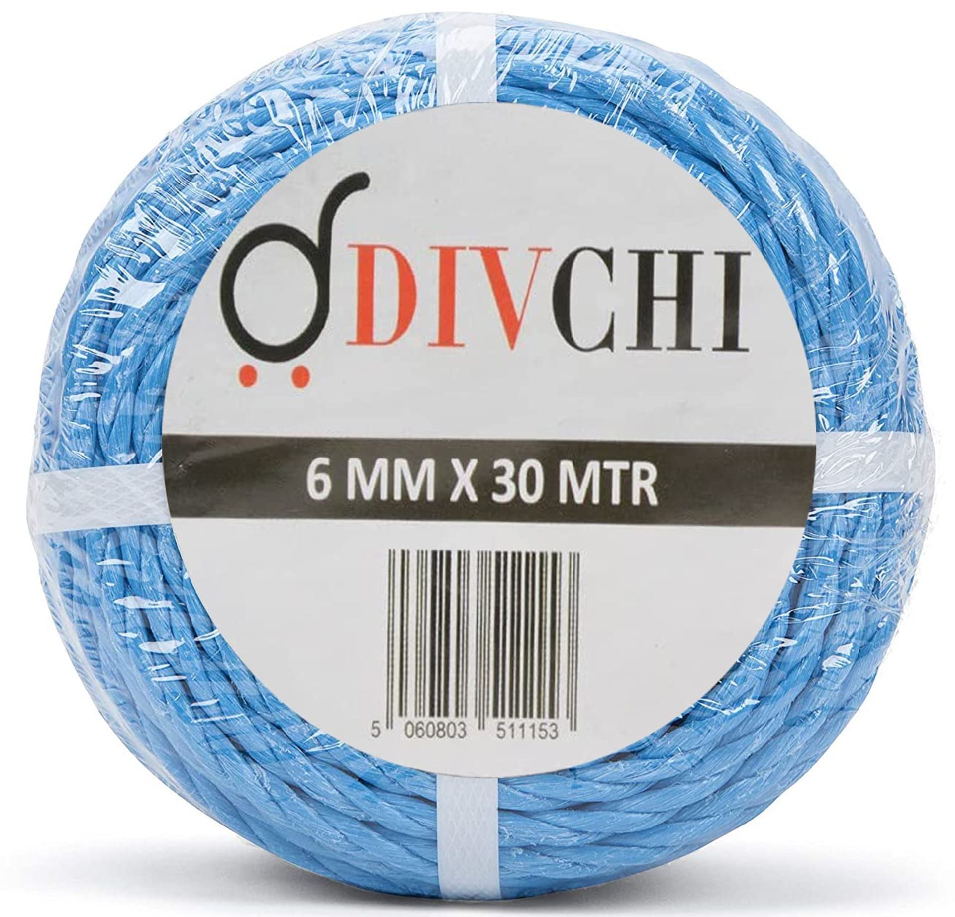 56 X BRAND NEW DVICHI TARPAULIN POLYPROPYLENE BLUE ROPE COIL STRING CLIMBING TRACTION R11