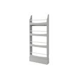 4-Tier Bookshelf with 2 Anti-Tipping Kits for Books and Magazines-White (LOCATION - H/S R 2.3) (