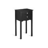 Modern Versatile Side Table with 2 Drawers. - SR35. (80/30) Combining 2 storage drawers and a