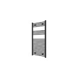 Flomasta Flat, Black Vertical Flat Towel Radiator (W)600mm X (H)1200mm (LOCATION – H/S R 2.2) (291/