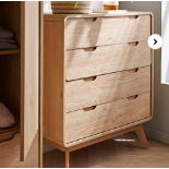 Gray & Osbourn No.157 Oslo 4 Drawer Chest. - SR49. RRP £319.00. (83/12) With its beautifully