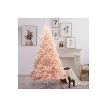 Pink Artificial Christmas Tree with Folding Metal Stand. - SR37. (231/30)