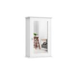 1-Door Wall-Mounted Mirrored Medicine Cabinet with Adjustable Shelf. - SR37. (194/30)