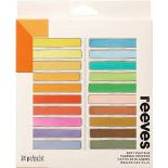 28 X Brand New Reeves Soft Pastels - Highly Pigmented Pastel Colours - Art Supplies for Adults,