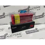 12 X BRAND NEW ILUV MOBIOUT RED RECHARGEABLE SPLASH RESISTANT STEREO BLUETOOTH SPEAKERS WITH JUMP