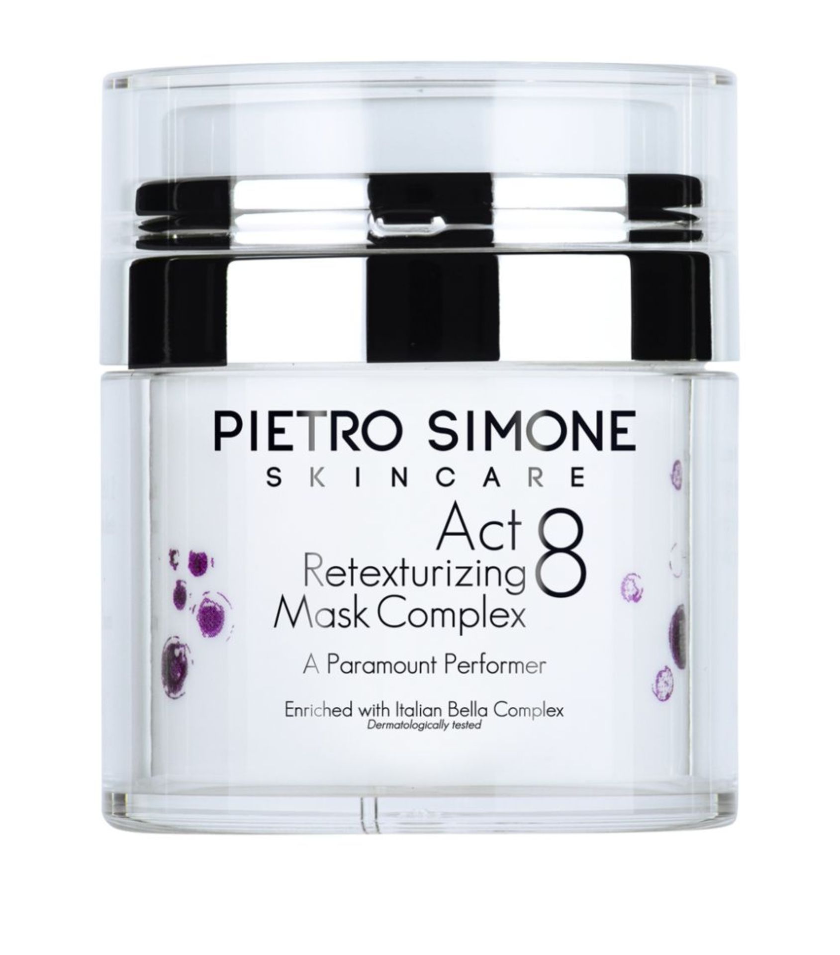 2 x New Boxed PIETRO SIMONE Act 8 Retexturizing Mask (50Ml). RRP £75 each. As seen in Harrods.