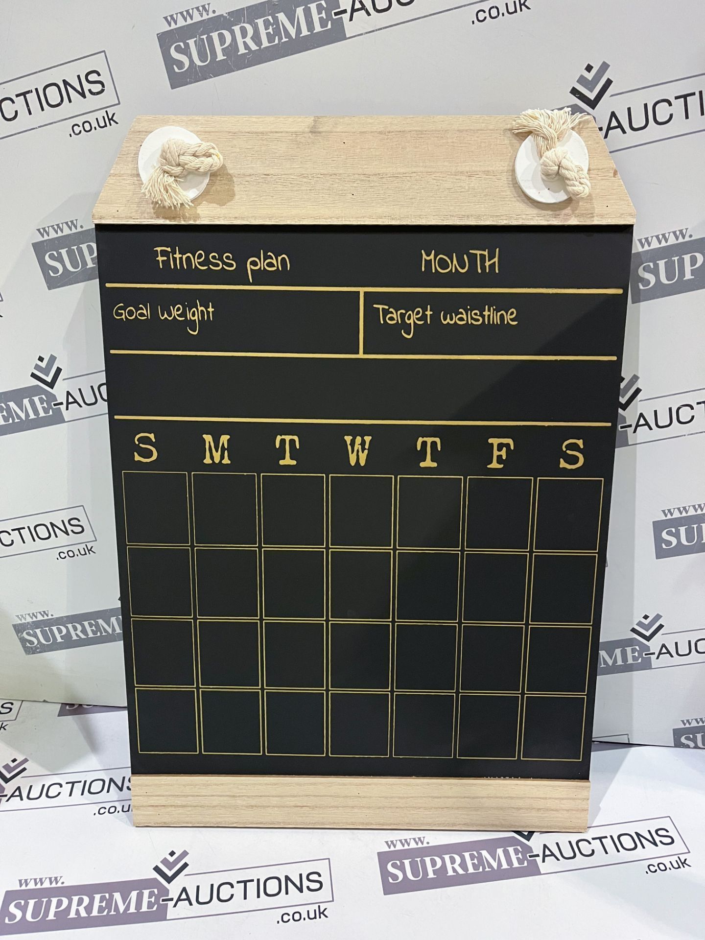 20 X BRAND ENW CHALKBOARD FITNESS PLANNERS R7-3