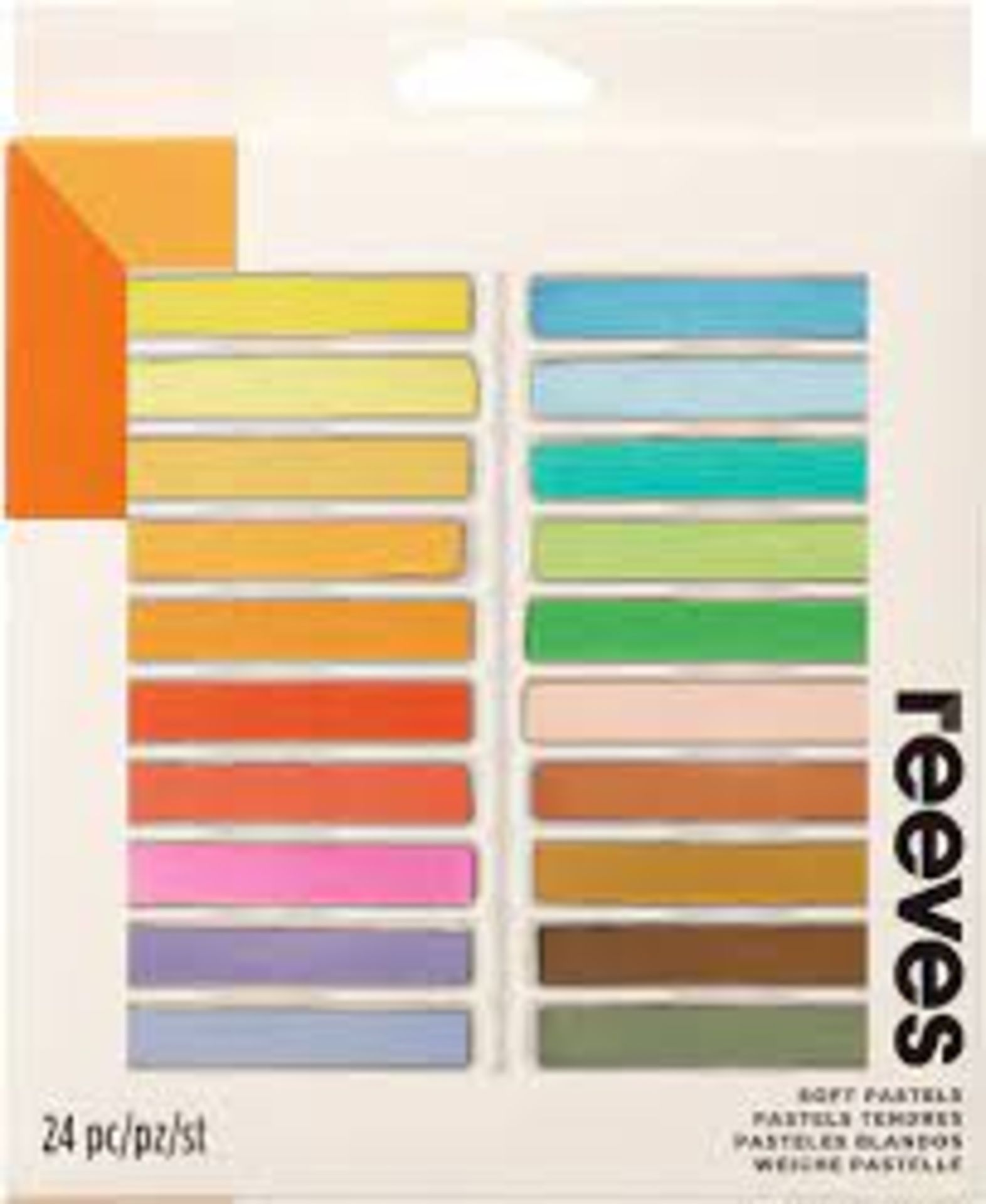 28 X Brand New Reeves Soft Pastels - Highly Pigmented Pastel Colours - Art Supplies for Adults,