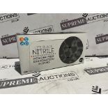 PALLETR TO CONTAIN 480 X BRAND NEW PACKS OF 100 ASAP LITE BLACK NITRILE GLOVES SIZE XS EXP JULY 2023