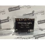 12 X BOXES OF WARM WHITE CHRISTMAS LIGHTS SIZE 740CM 370 LEDR R19.2