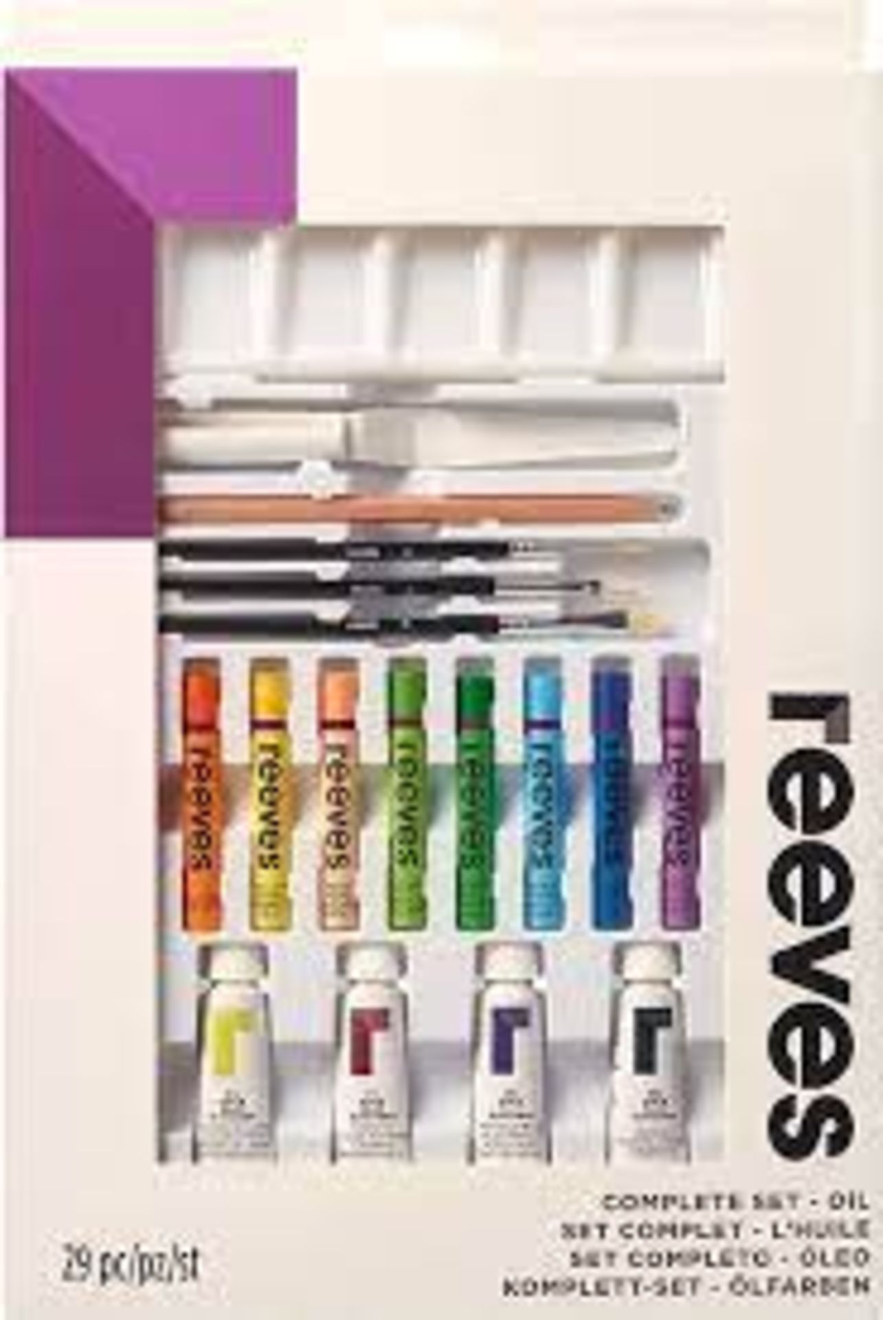 10 X Brand New Reeves Oil Paint Complete Set - 29-Piece