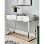 BRAND NEW CLAUDIA MIRRORED CONSOLE TABLE R9-2