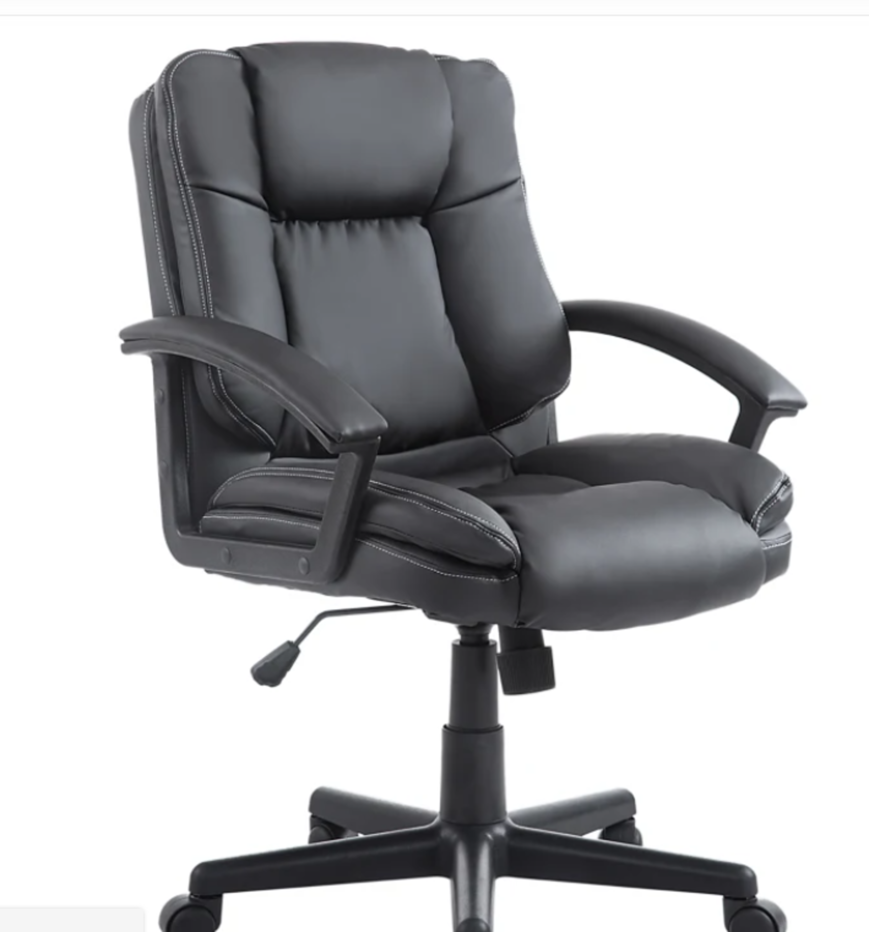 PU Leather Executive Office ChairBlack. SR47. ERGONOMIC