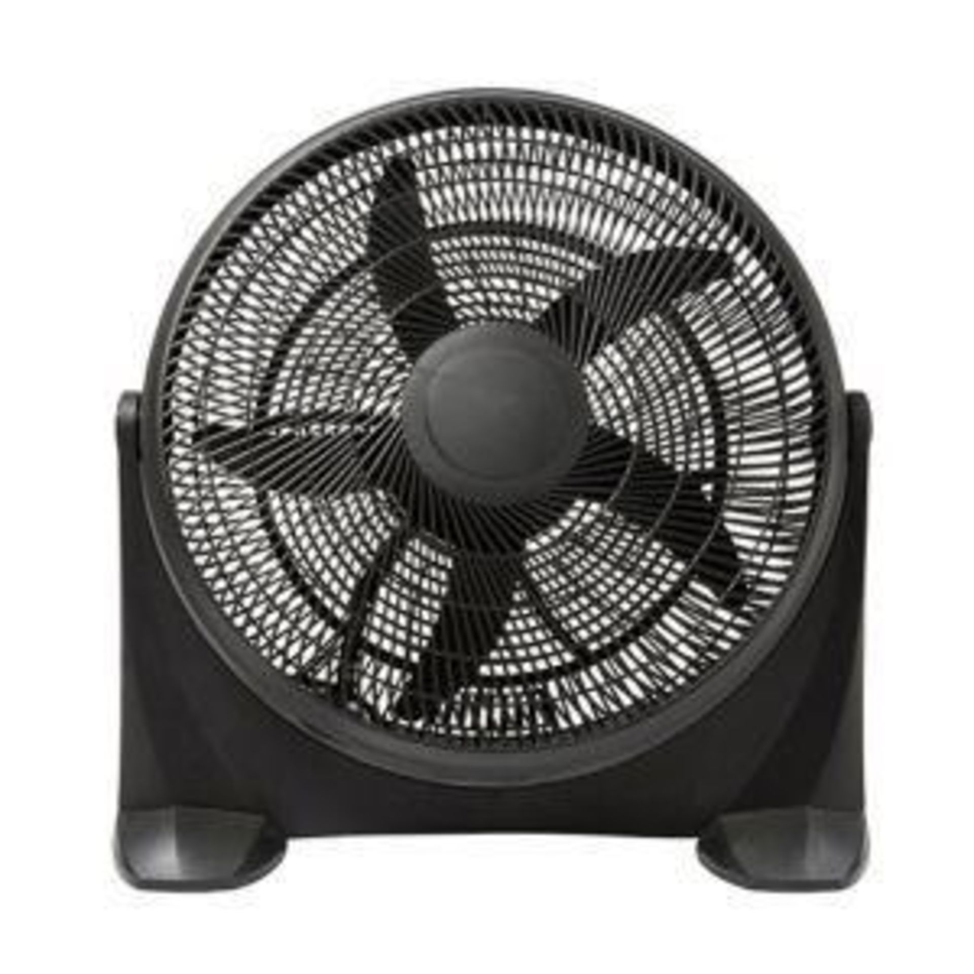 2 x Large 20" Box Fan, Black. - RRP £96 (LOCATION - H/S R 5.2) This floor fan will provide