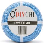 25 X BRAND NEW DVICHI TARPAULIN POLYPROPYLENE BLUE ROPE COIL STRING CLIMBING TRACTION R11