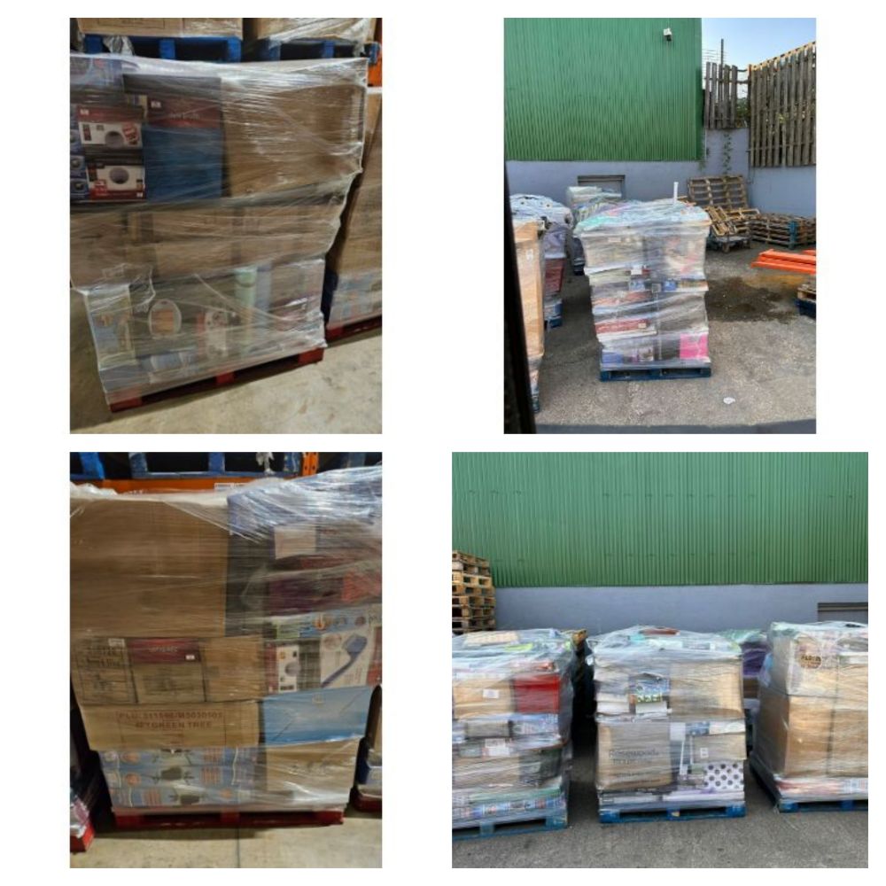 Pallets of Unchecked End of Line Supermarket Pallets - Mystery Pallets - Huge Re-Sale Potential - Delivery Available!