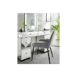 Trade Lot 4 x New & Boxed Luxury Deco Assembled Mirrored Dressing Table. RRP £599 each. The Mirage