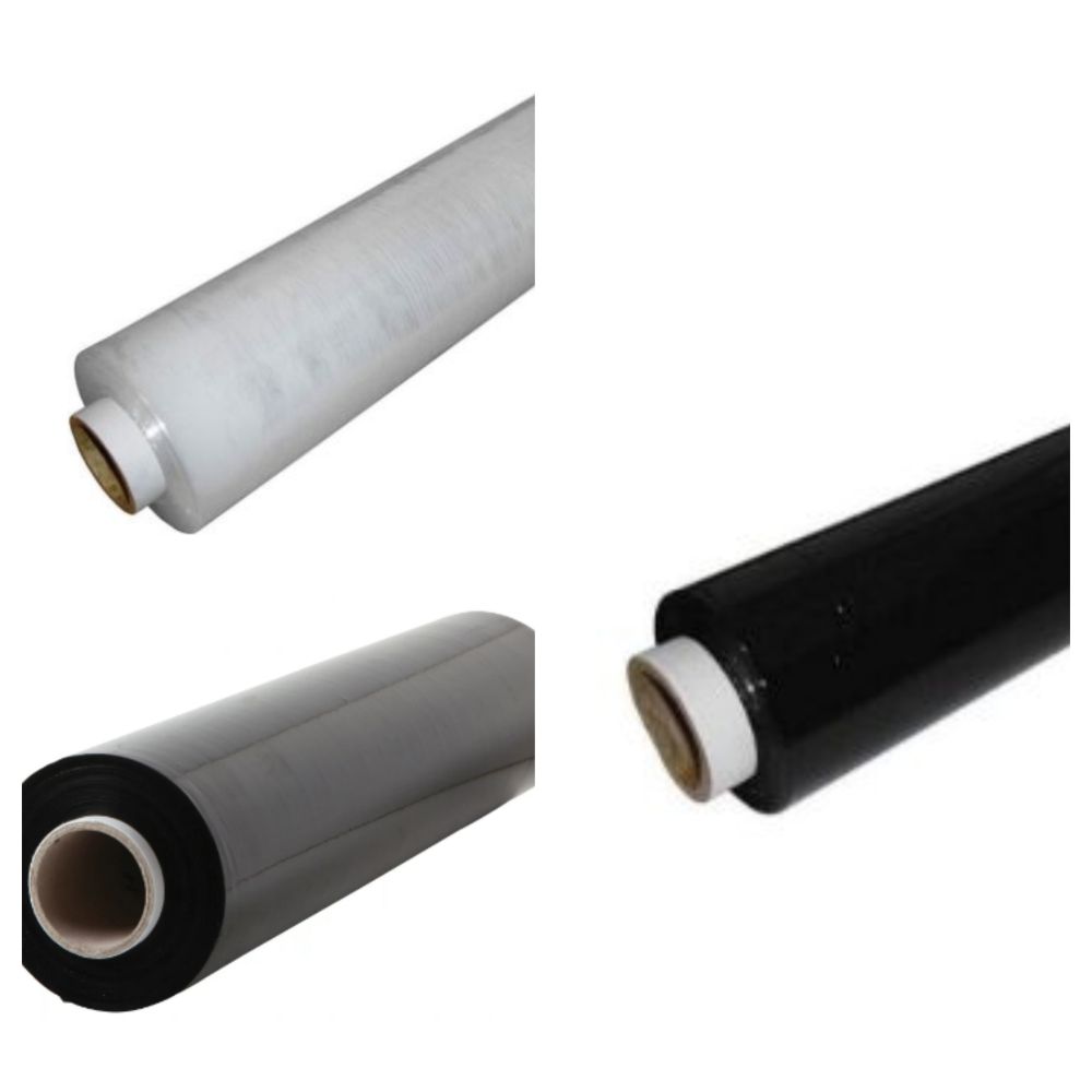 Trade & Pallet Lots of Black & Clear Pallet Wrap - Delivery Available!