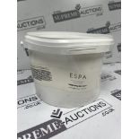 2x NEW ESPA (Professional) Invigorating Salt Scrub 2.5kg. RRP £108 each. (EBR4). A reviving body