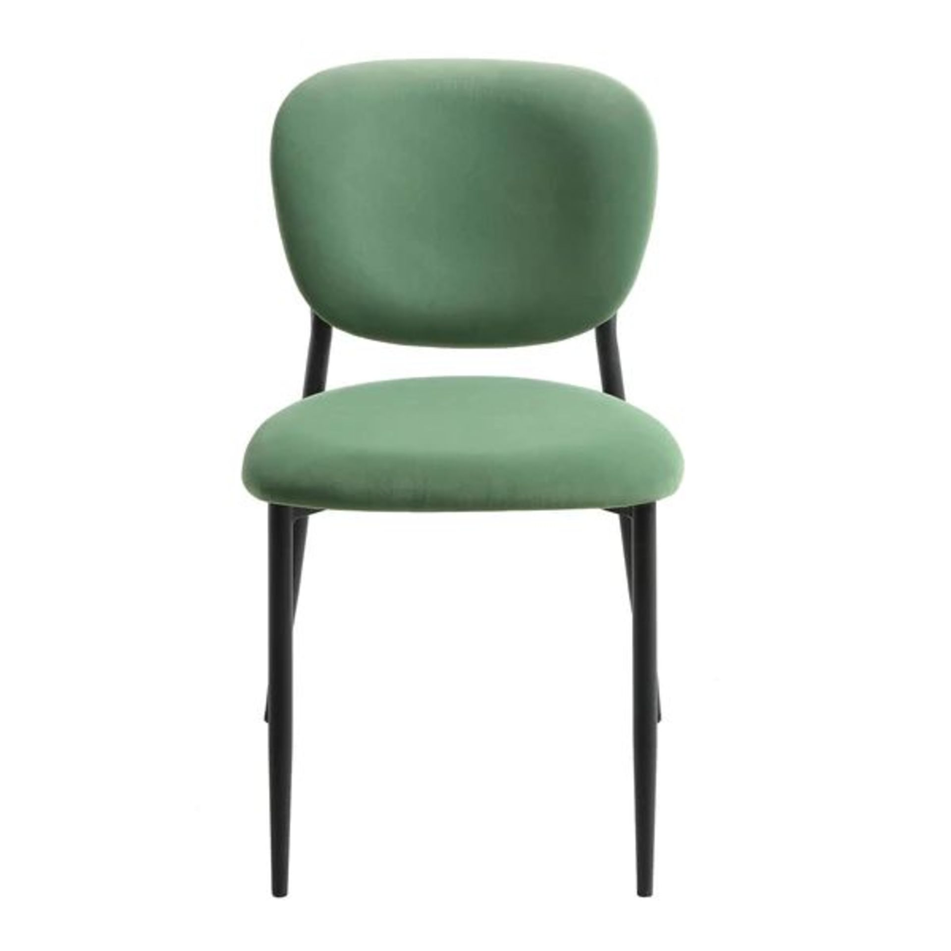 Kelmarsh Set of 2 Grass Green Velvet Upholstered Dining Chairs. - BI.4. RRP £219.99. Our Kelmarsh - Image 2 of 2