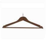 PALLET TO INCLUDE 800 X BRAND NEW DARK WOOD SECURITY HANGERS R15-2