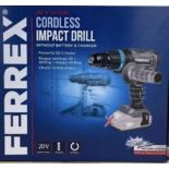 2 X BRAND NEW FERREX CORDLESS IMPACT DRILLS R11-6