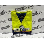 82 X BRAND NEW PORTWEST HI VIS COOLING SHOULDER INSERTS YELLOW AND BLUE R3-7