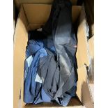 32 PIECE MIXED WORKWEAR LOT INCLUDING SHIRTS, COVERALLS ETC R3-5