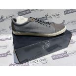 2 X BRAND NEW RALPH LAUREN KLINGER GREY SNEAKERS SIZE 14 R3-5