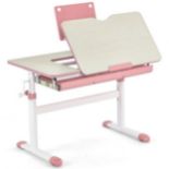 Height Adjustable Kids Desk with Tilt Desktop and Book Stand. - SR35. Designed with height