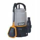Titan 400 W 10,000 L/h Submersible Pump (LOCATION – H/S R 3.5) Titan submersible pump NEW 400 W 10,