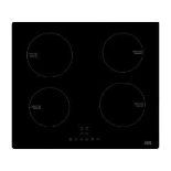 Cooke & Lewis Clind60 4 Zone Black Glass Induction Hob, (W)590mm (LOCATION – H/S R 4.1) Cooke &